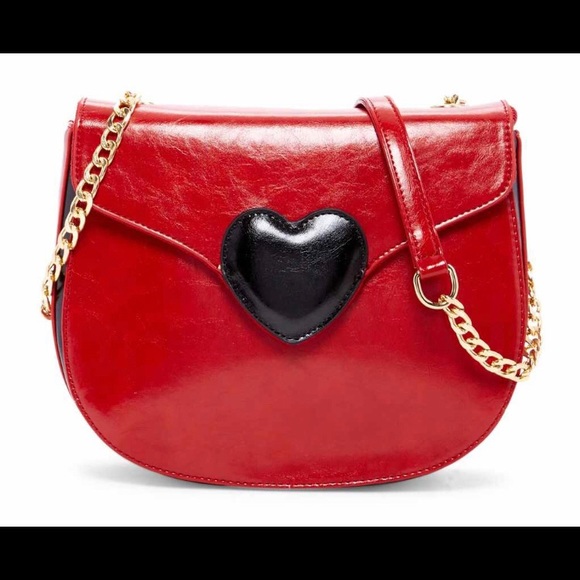 Pink Haley Handbags - ❣️Pink Haley Eunice Heart Crossbody Bag